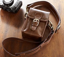 J. Cook Leather Camera Bag