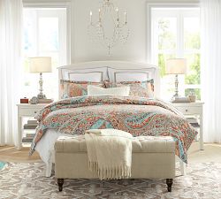 Lorraine Tufted Upholstered Queen Storage Bench