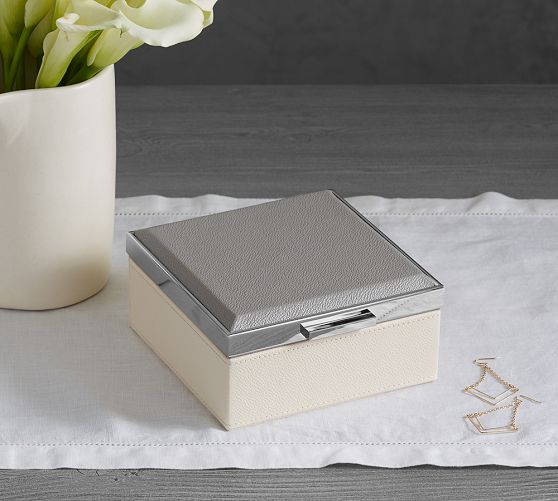 Pixley Leather Small Jewelry Box