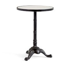 Rae Round Marble End Table (20")