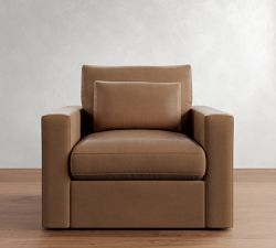 Westwood Square Arm Deep Seat Leather Chair