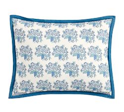 Bethany Floral Embroidered Reversible Quilted Sham