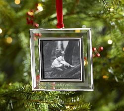 Beveled Glass Square Frame Ornament