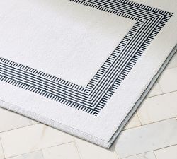 Brandon Maxwell Cortland Grosgrain Bath Mat