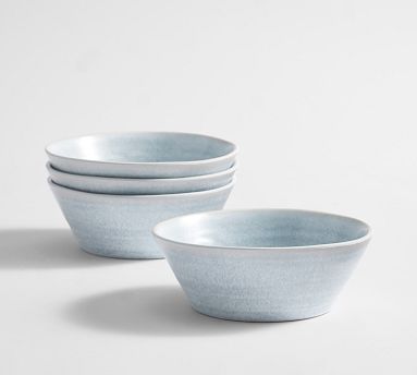 Larkin Outdoor Melamine Cereal Bowls (Chambray)
