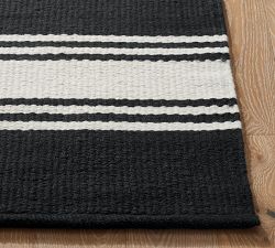 Modern Farmhouse Outdoor Performance Striped Rug