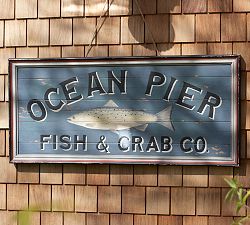 Ocean Pier Sign