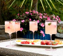 Scalloped Rim Wine Glass