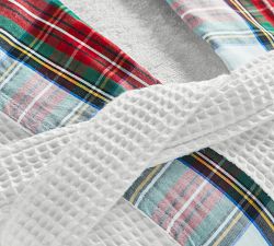 Waffle Weave Resort Stewart Plaid Robe