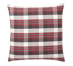 Alpine Toile &amp; Plaid Reversible Pillow Cover