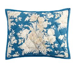 Bethany Floral Embroidered Reversible Quilted Sham