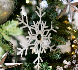 Glitter Snowflake Ornament