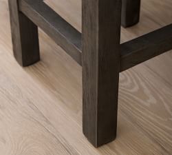 Arden Backless Leather Stool