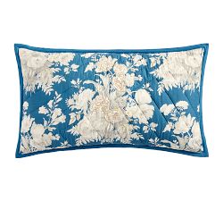 Bethany Floral Embroidered Reversible Quilted Sham