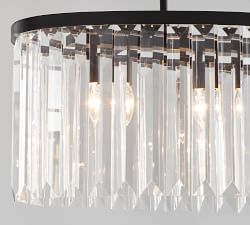 Cora Crystal Oval Chandelier (40")