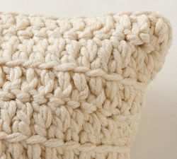 Darcy Textured Handknit Outdoor Pillow