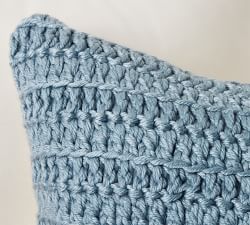 Darcy Textured Handknit Outdoor Pillow