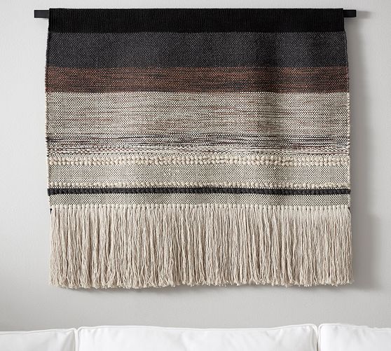 Handwoven Fiber Art Panel