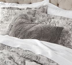 Jaylinn Paisley Print Cotton Duvet Cover &amp; Shams