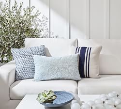 Slate Outdoor Lumbar Pillow