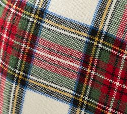 Stewart Plaid Star Shaped Pillow