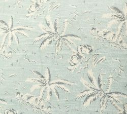 Vintage Islands Palm Tree Reversible Pillow Cover