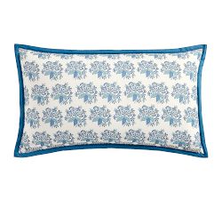 Bethany Floral Embroidered Reversible Quilted Sham