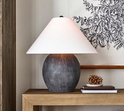 Cade Ceramic Table Lamp (19"-22")
