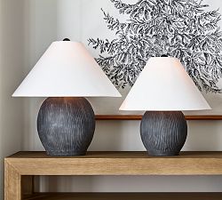 Cade Ceramic Table Lamp (19"-22")