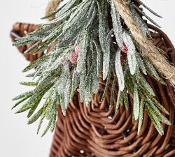 Wicker Star Ornament