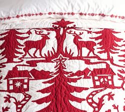 Clara Cotton Applique Quilt