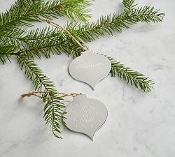 Engravable Pendant Ornament