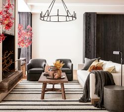 Remington Iron Round Chandelier (42"-60")