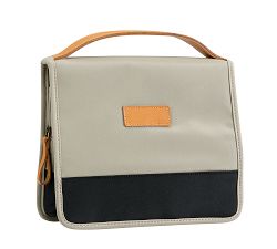 Rive Toiletry - Taupe/Cognac