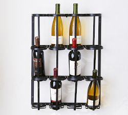 Vintage Blacksmith Wall Wine Rack