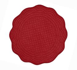 Boutis Cotton Round Placemats - Set of 4