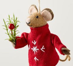 Felt Mouse Ornament