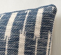 Jacquard Reversible Striped Pillow