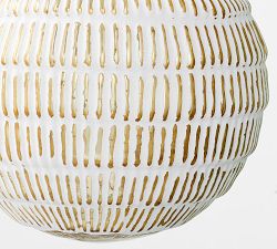 White &amp; Gold Mercury Glass Ball Ornaments