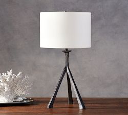 Easton Forged-Iron Tripod Table Lamp (27")
