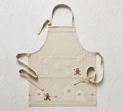 Gingerbread Village Embroidered Adult Apron