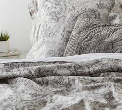Jaylinn Paisley Print Cotton Duvet Cover &amp; Shams