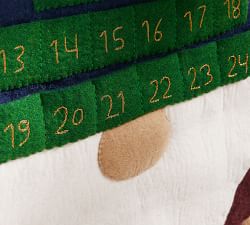Wool Gnome Hanging Advent Calendar