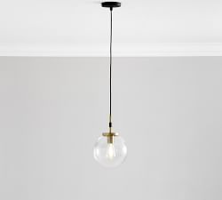 Camryn Glass Globe Pendant (9")