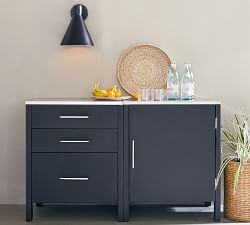 Malibu Metal Outdoor Kitchen 3-Drawer Cabinet (28")