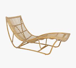 Michelangelo Rattan Outdoor Single Chaise Lounge