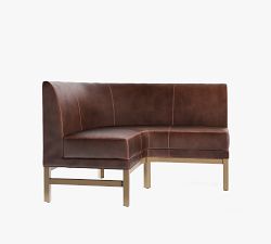 Nielson Leather Modular Banquette