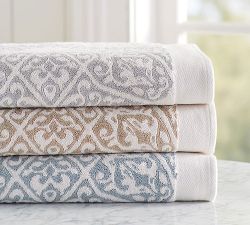 Penny Jacquard Organic Towel