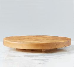 Open Box: Reclaimed Pine Trivet Top Lazy Susan