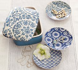 Ana Medallion Trinket Tray - Set of 3